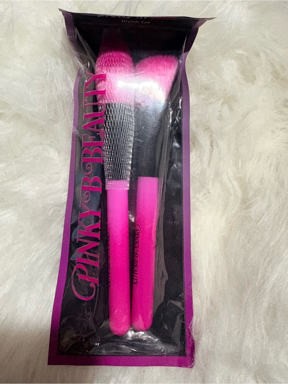 adidas Hot Pink Dual Makeup Brush Set